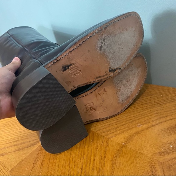 Frye Campus 14L Boot Dark Brown Leather Size 6 - Picture 8 of 12